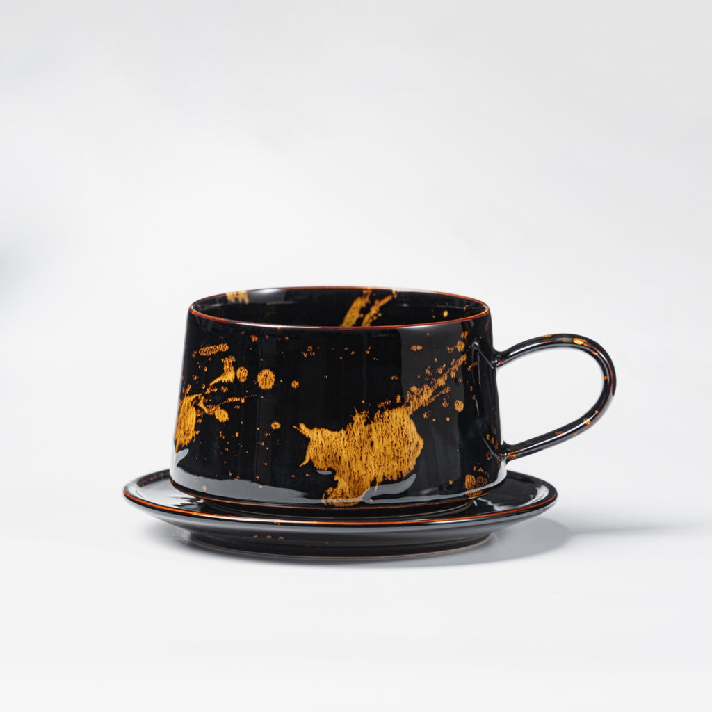 koi-scale glaze coffee cup