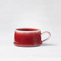 Lang red glaze coffee cup